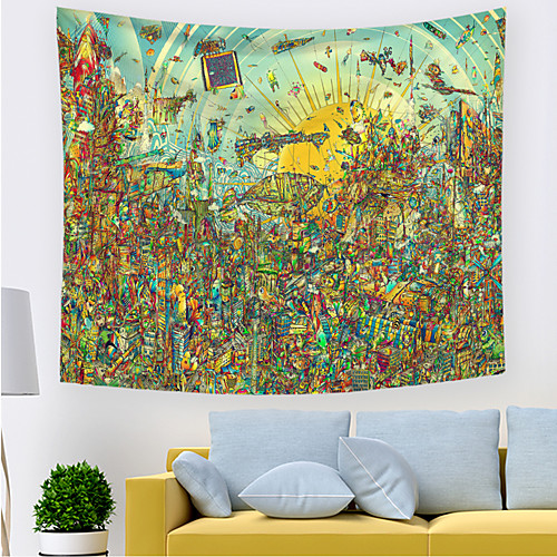 

Wall Tapestry Art Decor Blanket Curtain Picnic Tablecloth Hanging Home Bedroom Living Room Dorm Decoration Cartoon Polyester View