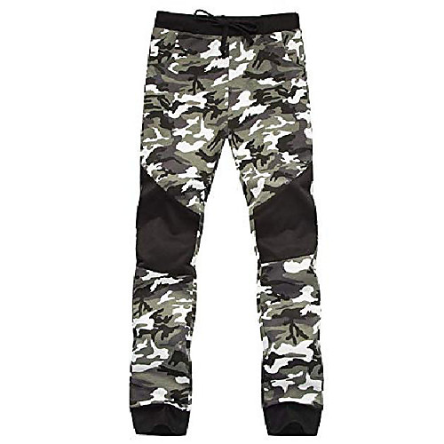 

meens cargo camouflage pants elasticated waist combat trouser grey m