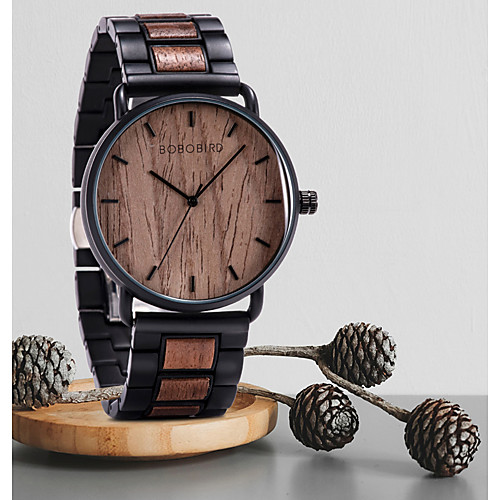 

Dress Watch Analog Quartz Water Resistant / Waterproof / Wood