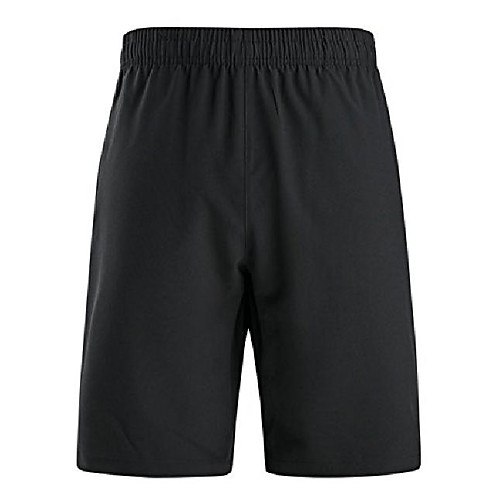 

mens quick dry sports shorts with zip pockets(black,x-large)