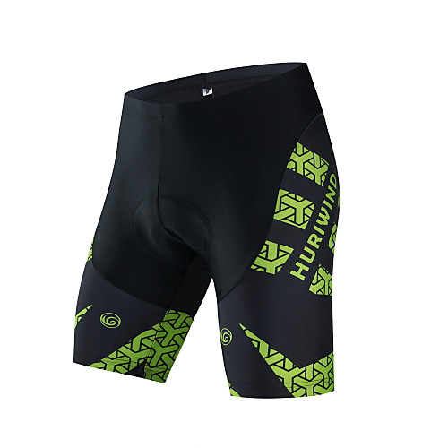 

21Grams Men's Cycling Padded Shorts Bike Shorts Padded Shorts / Chamois Pants Breathable Quick Dry Sports Black / Green Mountain Bike MTB Road Bike Cycling Clothing Apparel Bike Wear / Stretchy