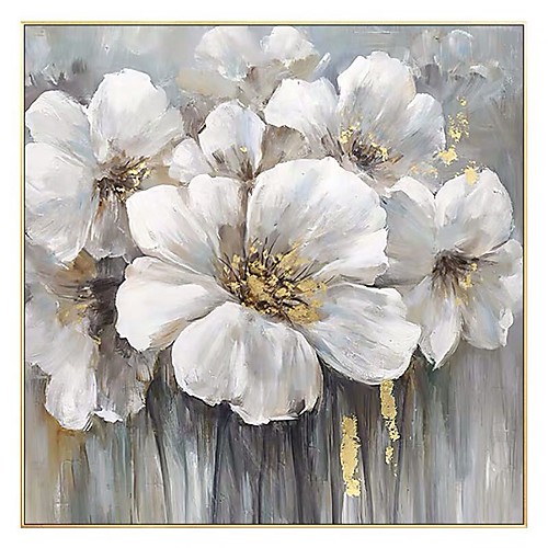 

100% Hand Painted Abstract Flower Art Oil Painting On Canvas Wall Art Frameless Picture Decoration For Live Room Home Decor Christmas Gift