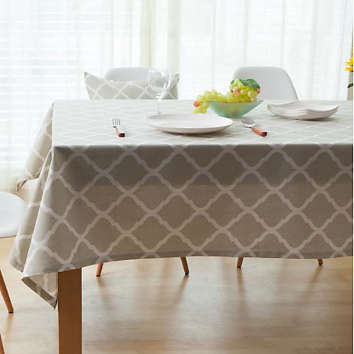 

Table Cloth Cotton Dust-Proof Classic Printing Table Cover ,Stain Proof,Water Resistant Washable Table,Decorative Oblong Table Cover for Kitchen,Holiday