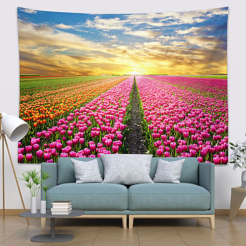 

Wall Tapestry Art Decor Blanket Curtain Picnic Tablecloth Hanging Home Bedroom Living Room Dorm Decoration Polyester Colored Hanada