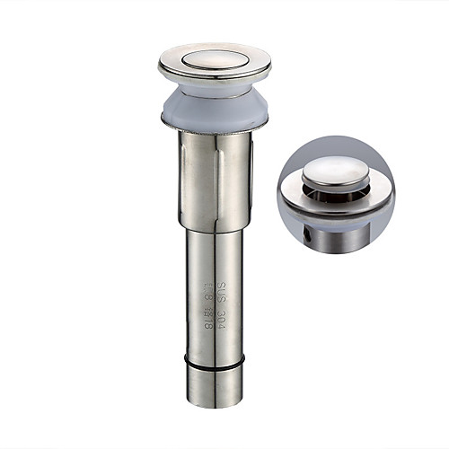 

Faucet Accessory Stainless Steel Bounce Drainer Wash Basin Washbasin Basket-type Drainer with Holes