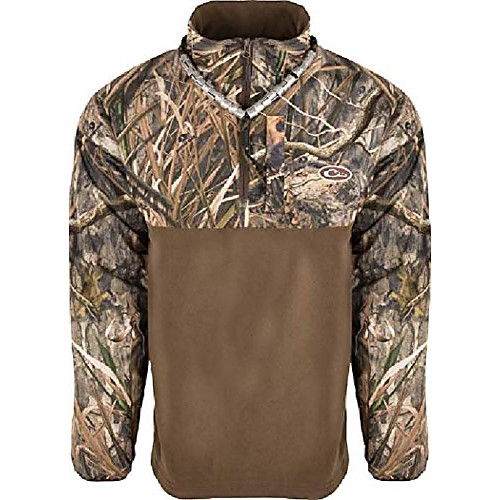 

waterfowl 1/4 zip refuge eqwader mossy oak shadow grass habitat 3xlarge