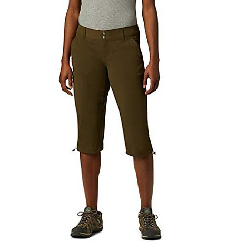 

women's saturday trail ii knee pant, olive green, 6x18