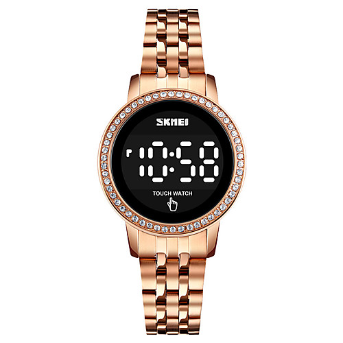 

SKMEI Women's Digital Watch Digital Digital Formal Style Modern Style Elegant Water Resistant / Waterproof Calendar / date / day LED Light / One Year / Stainless Steel