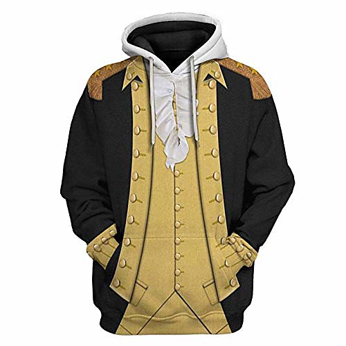 

mens adults president hoodies historical hero 3d print sweatshirt pullover vintage jacket (large, color 4)