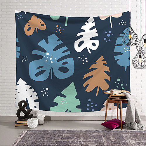 

Wall Tapestry Art Decor Blanket Curtain Hanging Home Bedroom Living Room Decoration Polyester Novel Leaf Plant