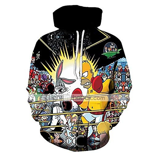 

new simpson printed men women hoodies sweatshirts quality hooded jacket