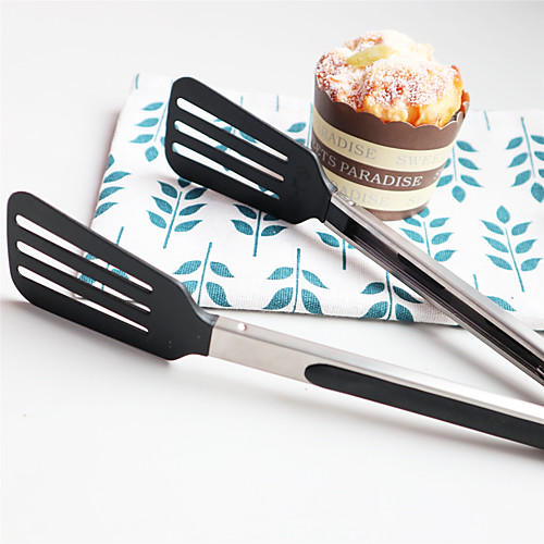 

Cooking Utensils Stainless Steel Plastic Tools Tong Multifunction 1pc