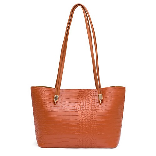 

Women's Bags PU Leather Leather Tote Top Handle Bag Zipper Daily Outdoor Handbags White Black Blue Red