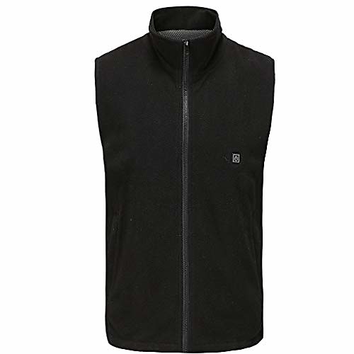 

Women's Men's Heated Vest Heated Jacket Hiking Fleece Jacket Outdoor Solid Color Thermal Warm Windproof Breathable Sweat wicking Vest / Gilet Top Hunting Fishing Climbing Black Red Army Green Gray