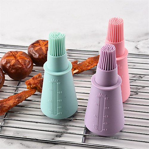 

1 Piece Kitchen Pastry Brush Solid Color Convenient Silicon Brush