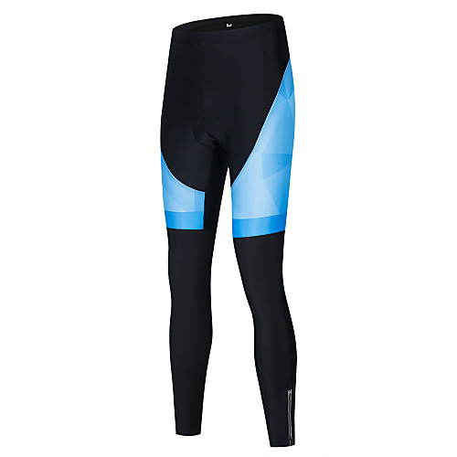 

21Grams Women's Cycling Tights Cycling Bib Tights Bike Tights Bib Tights Padded Shorts / Chamois Breathable Quick Dry Sports Black / Blue / BlackWhite Mountain Bike MTB Road Bike Cycling Clothing