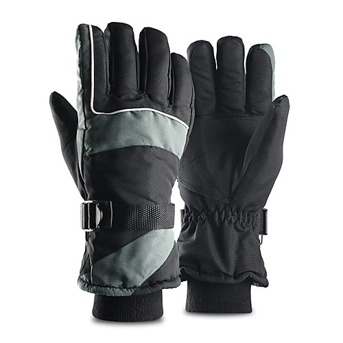 

Ski Gloves Women's Men's Snowsports Full Finger Gloves Winter Waterproof Windproof Breathable Flocked Skiing Snowsports Snowboarding