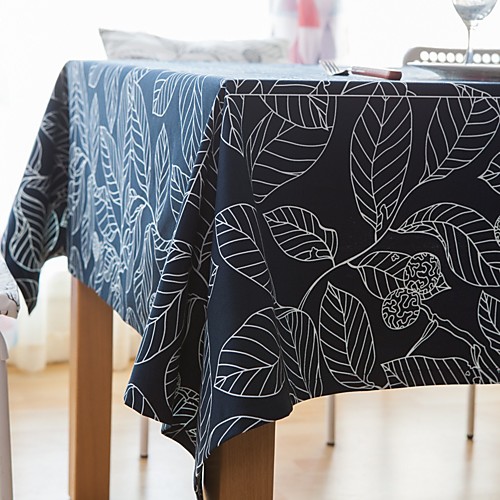 

Table Cloth Cotton Dust-Proof Classic Printing Table Cover ,Stain Proof,Water Resistant Washable Table,Decorative Oblong Table Cover for Kitchen,Holiday