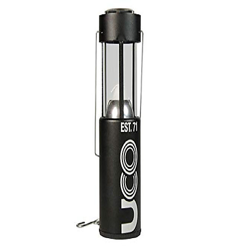 

original collapsible candle lantern, anodized black (renewed)