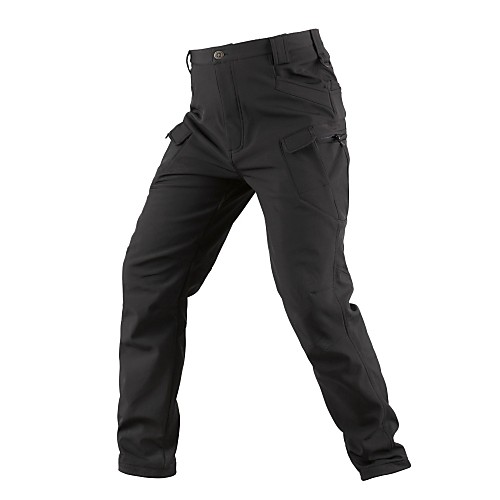 

Men's Tactical Pants Thermal Warm Waterproof Windproof Quick Dry Fall Winter Spring Camo / Camouflage Bottoms for Camping / Hiking Hunting Fishing Green / Black Black Camouflage S M L XL XXL