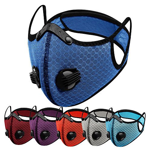 

Sports Mask Solid Color Windproof Dust Proof Soft Comfortable Protective Bike / Cycling Red Fuchsia Blue for Men's Women's Adults' Outdoor Exercise Cycling / Bike Solid Color 1 Piece / Athleisure