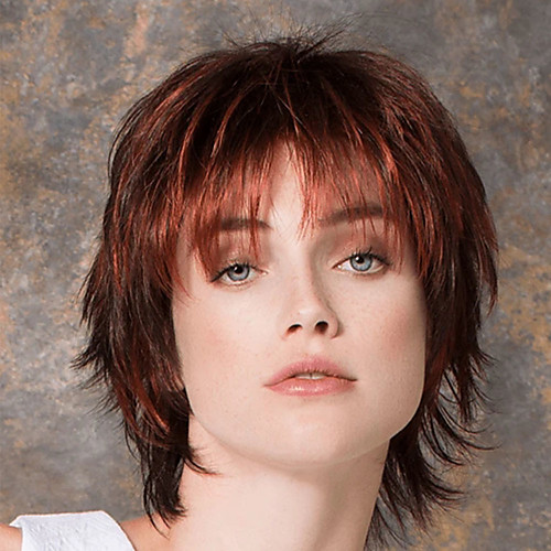 

Synthetic Wig kinky Straight Short Bob Wig Blonde Short Wine Red Brown Blonde Synthetic Hair Women's Fashionable Design Exquisite Comfy Blonde Brown