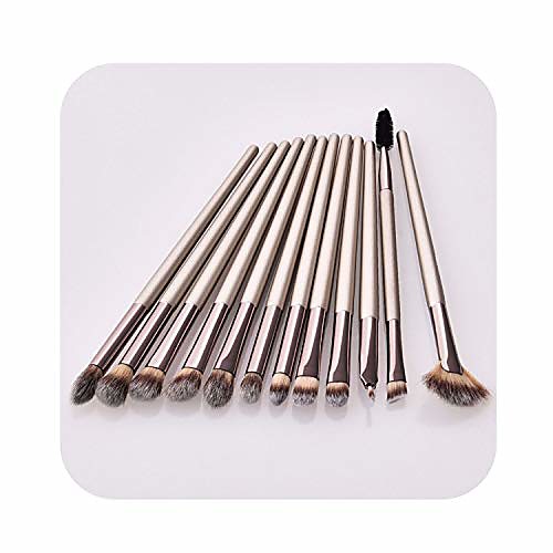 

12 pcs makeup brushes professional for eye use eyelash brush eye shadow eyebrow eyeliner blending lot pinceaux maquillaje