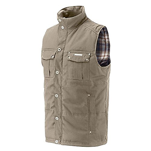 

men's ealand gilet jacket, small, taupe