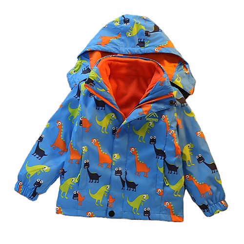 

Boys' Hiking 3-in-1 Jackets Softshell Jacket Winter Outdoor Patchwork Thermal Warm Waterproof Windproof Breathable Winter Jacket Top Hunting Fishing Climbing Blue Dark Blue / Kid's