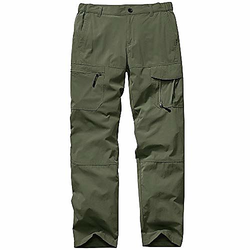

mens outdoor quick drying travel dwr lightweight, breathable, wrinkle-resistant stretch pants for hiking and everyday wear,6110,army green,29
