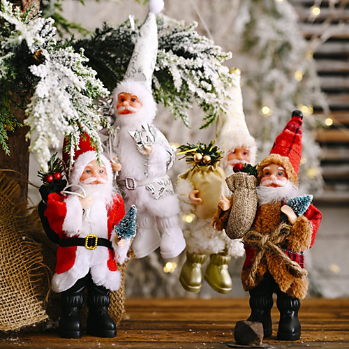 

Christmas Decorations Santa Standing Pendant Santa Doll Tree Pendant