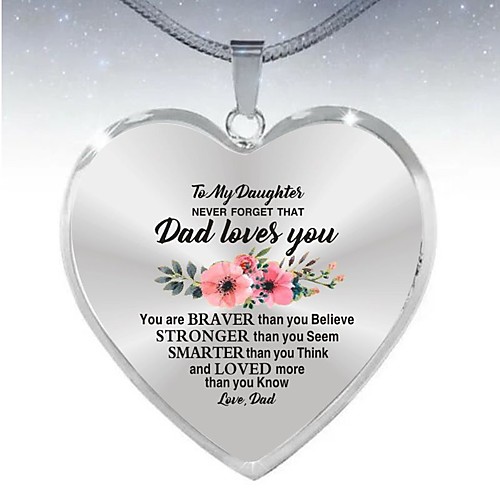 

Women's Necklace Heart Cute Alloy 45 cm Necklace Jewelry 1pc For Gift