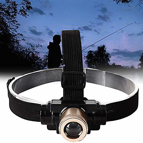 

led headlamp usb rechargeable 3 mode outdoor night fishing camping working led headlight lamp perfect for runners, lightweight, waterproof, adjustable headband