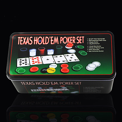 

Casino Token Texas Hold'em Set Vegas Theme Plastic Stainless Steel / Iron for Adults Men's Women's Chips / 14 years