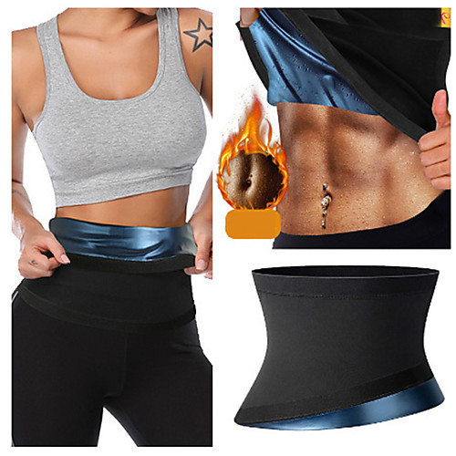 

Sweat Waist Trimmer Sauna Belt Sports Polyster Yoga Gym Workout Pilates Portable Durable Weight Loss Tummy Fat Burner Hot Sweat For Women