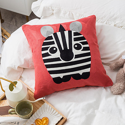 

Pillow Case Cover Cartoons Cute Pet Towel Embroidered Home Office Pillow Case Cover Living Room Bedroom Sofa Cushion Cover