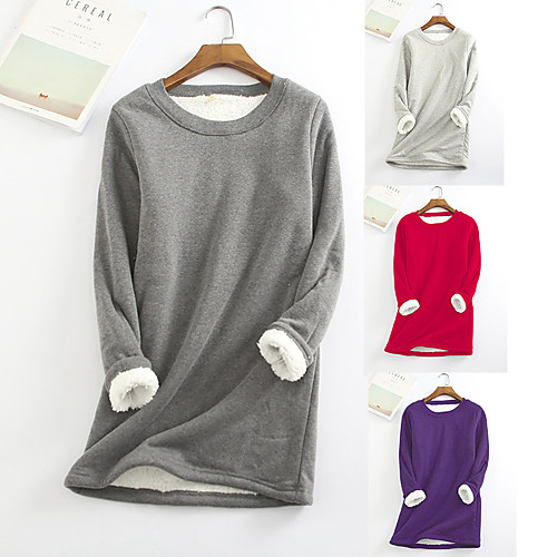 

Women's Solid Color Tops Basic Basic Top Wine Red Pink Black