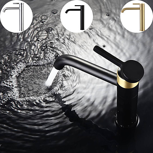 

WATERMARK/UPC/CUPC Single Handle Bathroom Faucet, Chrome/Brushed/Painted FinishesOneHole Centerset Bath Taps,Brass BathroomSinkFaucet Contain with Cold and Hot Water