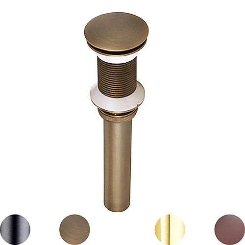 

Faucet accessory - Superior Quality - Antique Brass Pop-up Water Drain Without Overflow - Finish - Brushed