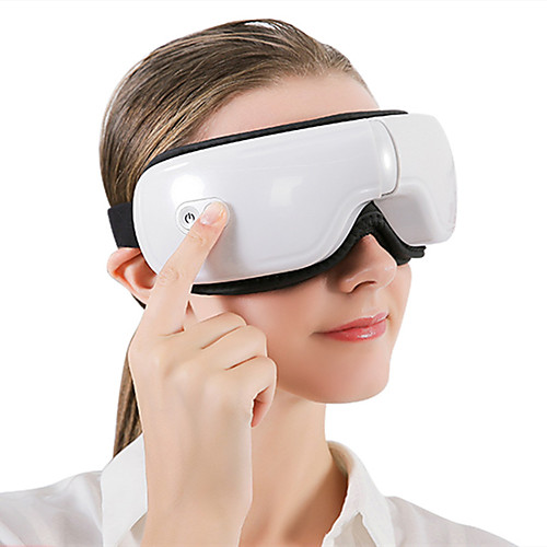 

The New Smart Electric Hot Compress Eye MassagerUSB Rechargeable Eye Massager Foldable Eye Protection Device Bluetooth Eye Mask Eye Relaxation Vision Care Relieving Eye Fatigue