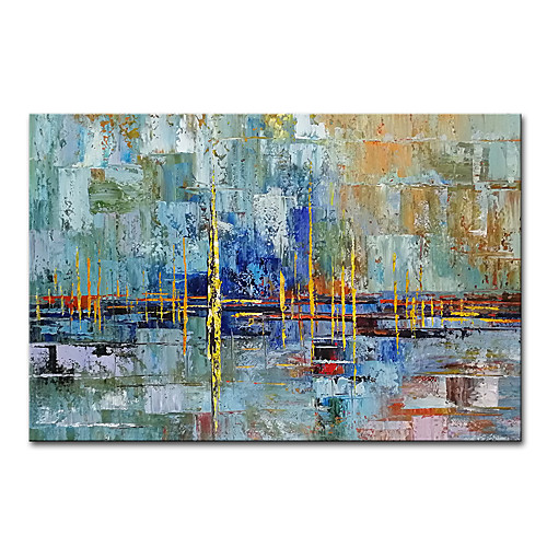 

Mintura Large Size Hand Painted Abstract Oil Painting on Canvas Modern Wall Art Picture For Home Decoration No Framed