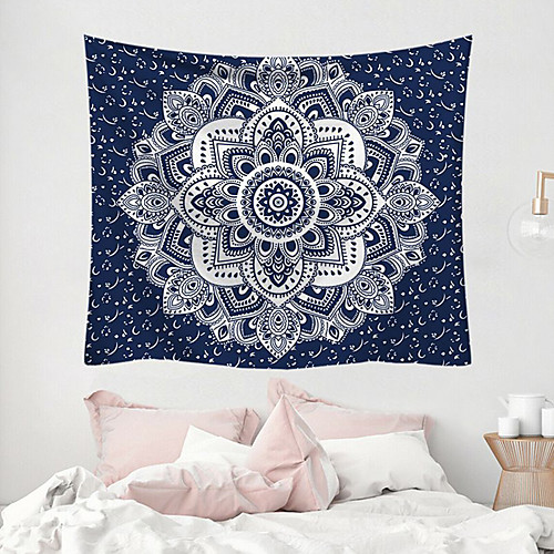 

Mandala Bohemian Wall Tapestry Art Decor Blanket Curtain Picnic Tablecloth Hanging Home Bedroom Living Room Dorm Decoration Boho Hippie Polyester Fiber Mandala Psychedelic Floral Flower Lotus