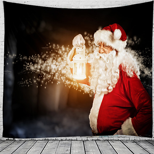 

Christmas Santa Claus Holiday Party Wall Tapestry Art Decor Blanket Curtain Picnic Tablecloth Hanging Home Bedroom Living Room Dorm Decoration Christmas Old Man