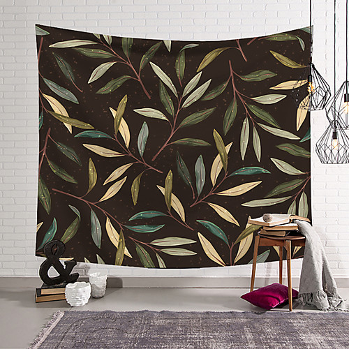 

Wall Tapestry Art Decor Blanket Curtain Hanging Home Bedroom Living Room Decoration Polyester Plant Branches Leaf