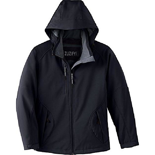 

ladies hooded insulated soft shell jacket. rv1157 small black