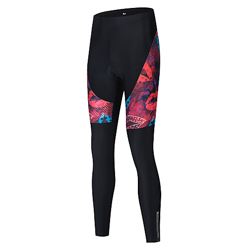 

21Grams Women's Cycling Tights Cycling Bib Tights Bike Tights Bib Tights Padded Shorts / Chamois Breathable Quick Dry Sports Black / Red / BlackWhite Mountain Bike MTB Road Bike Cycling Clothing