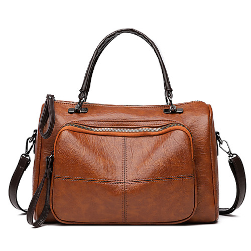 

Women's Bags Satchel Top Handle Bag Office & Career Handbags Black Brown