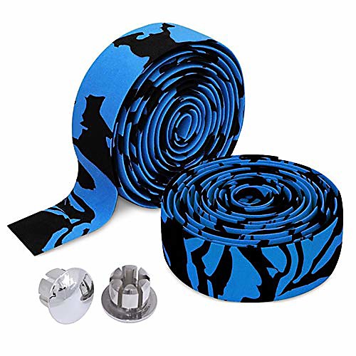 

cycling camouflage series road bike handlebar tape (blue & black)