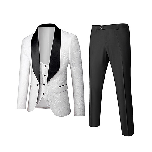

Tuxedos Standard Fit Shawl Collar Single Breasted One-button Polyester Lolita
