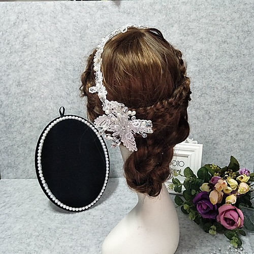 

Headpieces Wedding Basketwork / Beads / Alloy Tiaras / Headbands / Headpiece with Rhinestone / Faux Pearl / Lace 1 Piece Wedding / Party / Evening Headpiece